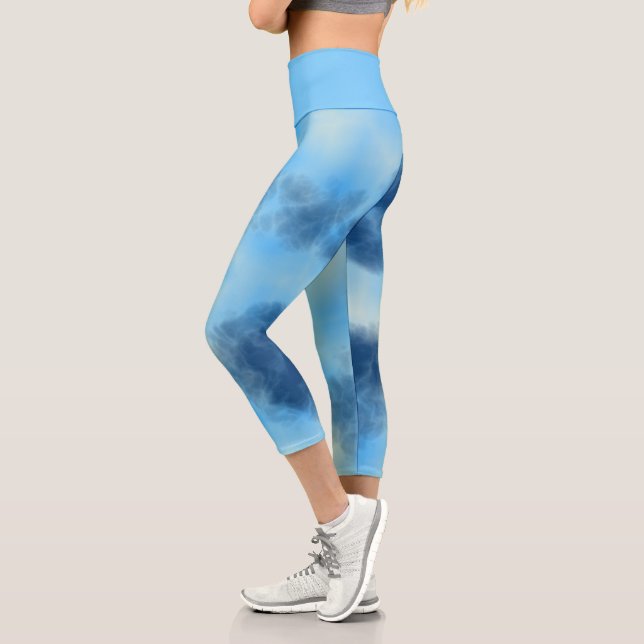 Leggings Capri Cloud bleu (Gauche)