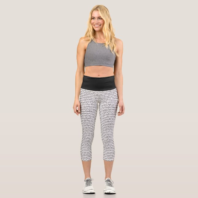 Leggings Capri Codage fou (Recto)