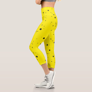 Leggings Capri Collants à motifs géométriques funky Art abstrait