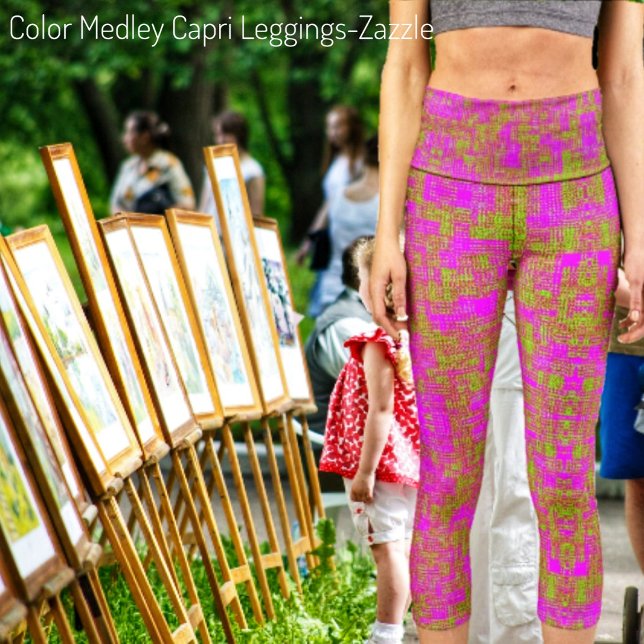 Leggings Capri Color Medley (Créateur téléchargé)