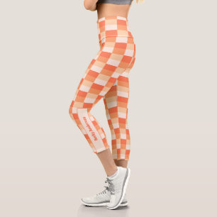 Leggings Capri Combinaison de couleurs des flammes d'une bougie