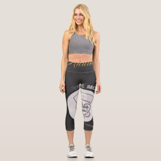 Leggings Capri Conception de stéthoscope en forme de cœur en mode