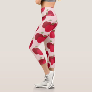 Leggings Capri Conception moderne de Motif de pomme coloré Capri