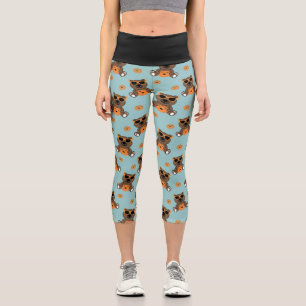 Leggings Capri Cool mignon Halloween ours citrouille motif