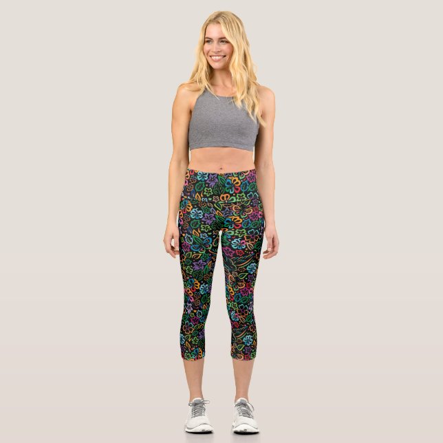 Leggings Capri Couleur de vie (Recto)