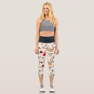 Leggings Capri Cute Funny Amoureux de les chats haute taille Capr