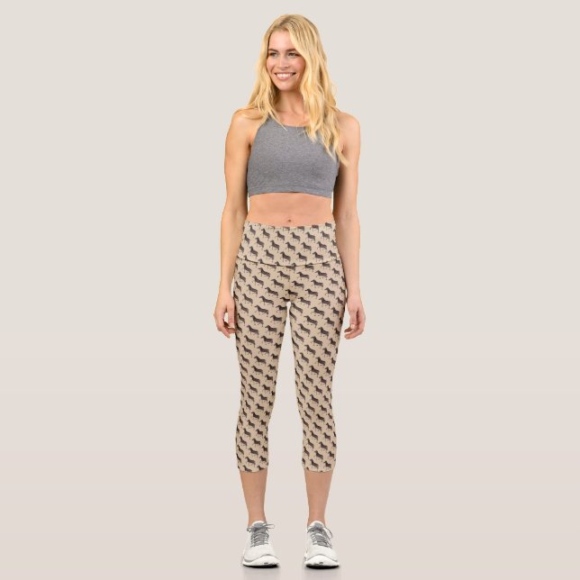 Leggings Capri Cute Polka Dot Zebra (Recto)
