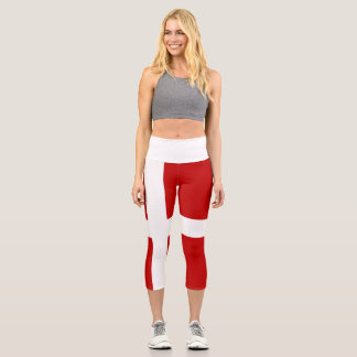 Leggings Capri Dannebrog drapeau danois
