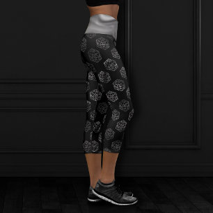 Leggings Capri Dés RPG   Imaginaire Old School Tabletop Retro Gam