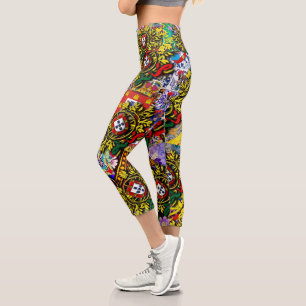 Leggings Capri Design portugais