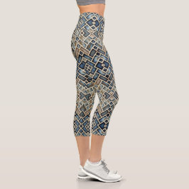 Leggings Capri diamant bleu