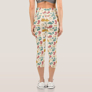 Leggings Capri Dinosaure