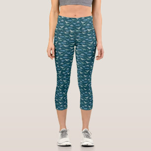 Leggings Capri Dinosaures Motif foncé