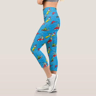 Leggings Capri Dr. Seuss modèle de livre d'histoires d'œufs ver