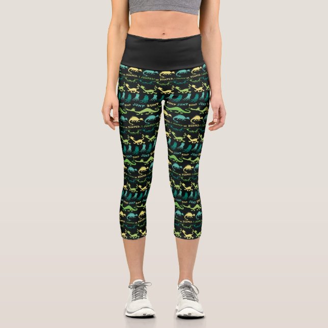 Leggings Capri Dr Seuss | Motif Hallowen "Bump Jump" (Recto)