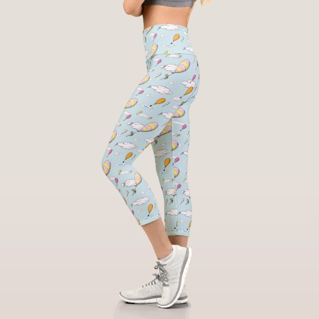Leggings Capri Dr Seuss | Oh, les endroits où vous irez ! (Gauche)
