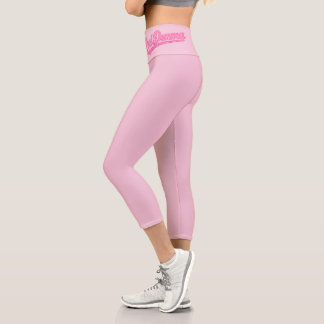 Leggings Capri Drame de Bobine Poupée Rose Filles Qui Pêchent Bat