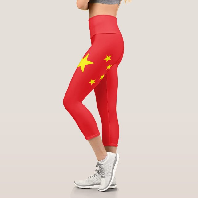 Leggings Capri Drapeau chinois (Gauche)