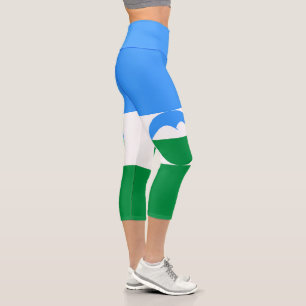 Leggings Capri Drapeau de Kabardino-Balkarie