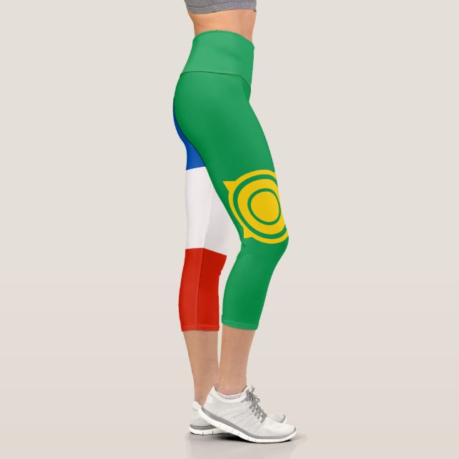 Leggings Capri Drapeau de Khakassie (Droite)