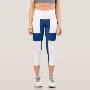 Leggings Capri Drapeau de la Finlande