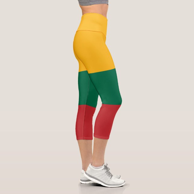 Leggings Capri Drapeau de la Lituanie (Droite)