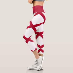 Leggings Capri Drapeau de l'Alabama
