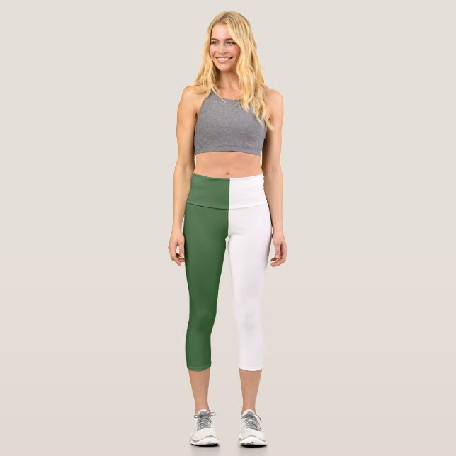 Leggings Capri Drapeau de l'Algérie (Recto)