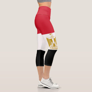 Leggings Capri Drapeau de l'Égypte