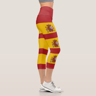 Leggings Capri Drapeau de l'Espagne