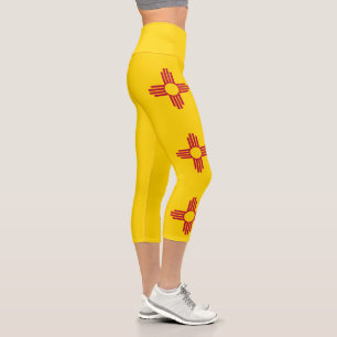 Leggings Capri Drapeau de l'État du Nouveau-Mexique