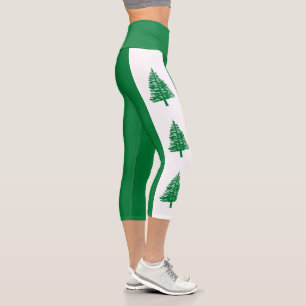Leggings Capri Drapeau de l'île Norfolk