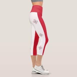 Leggings Capri Drapeau de Malte
