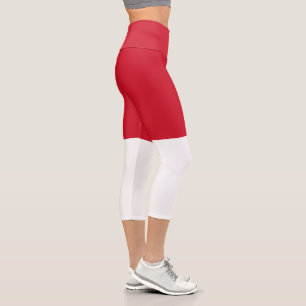 Leggings Capri Drapeau de Monaco