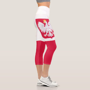 Leggings Capri Drapeau de Pologne