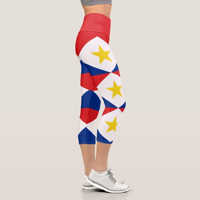 Leggings Capri Drapeau de Saba (Droite)