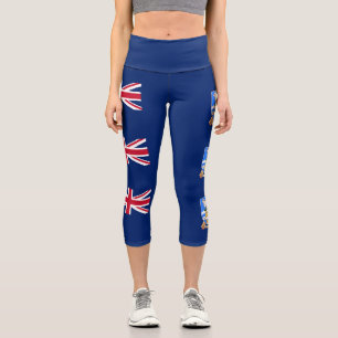 Leggings Capri Drapeau des îles Falkland