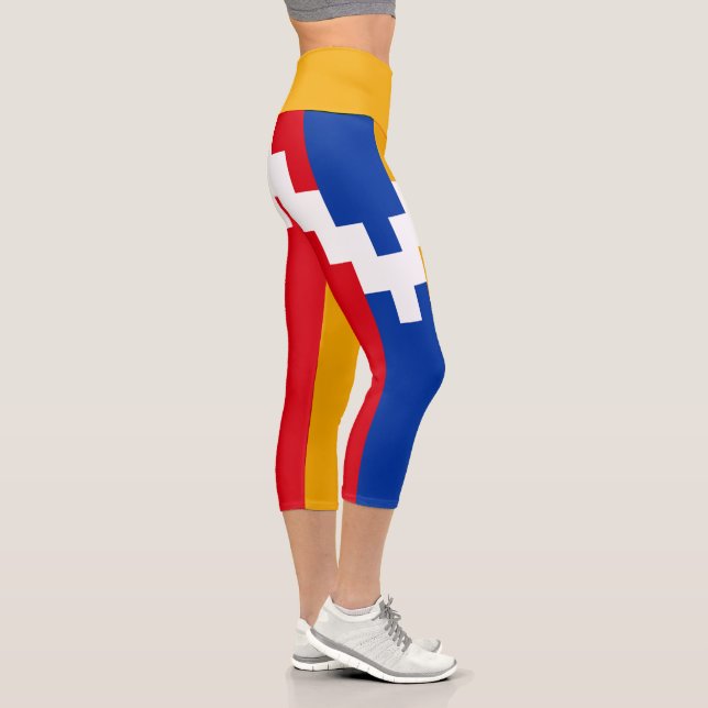 Leggings Capri Drapeau du Haut-Karabakh (Droite)
