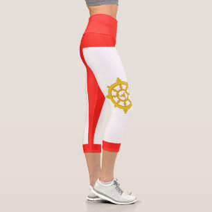 Leggings Capri Drapeau du Royaume de Sikkim