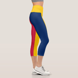 Leggings Capri Drapeau du Tchad
