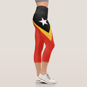 Leggings Capri Drapeau du Timor oriental