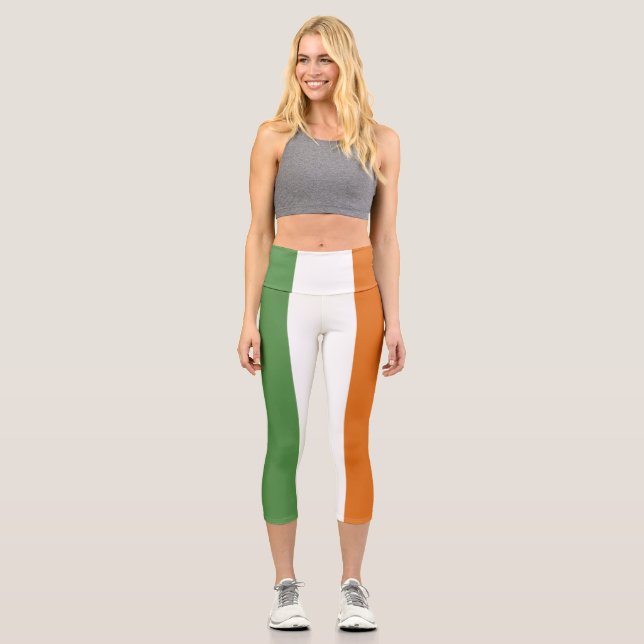 Leggings Capri Drapeau irlandais (Recto)