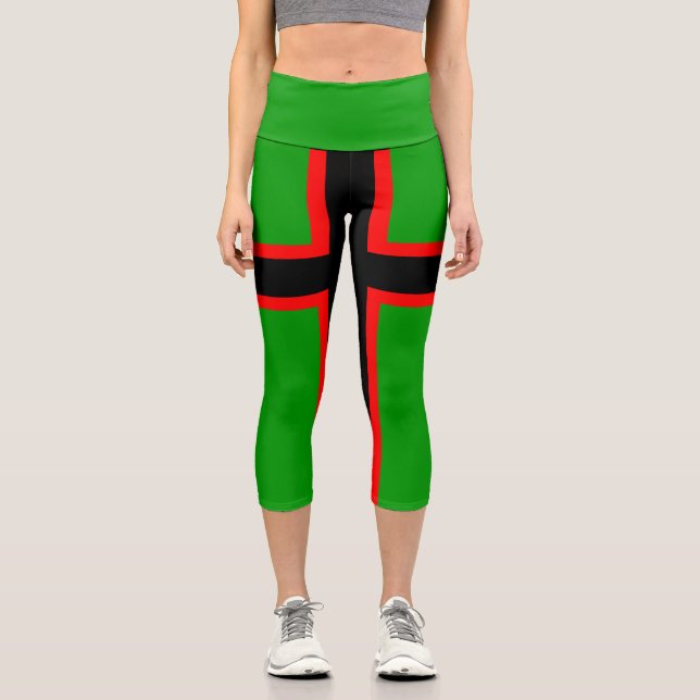 Leggings Capri Drapeau national de Karelia (Recto)