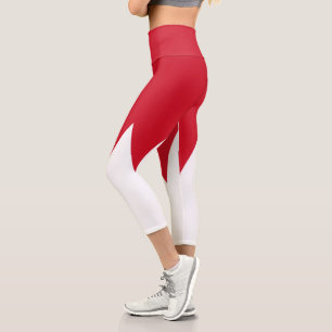 Leggings Capri Drapeau patriotique de Bahreïn