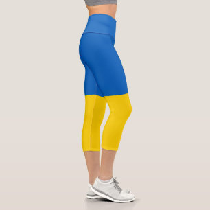 Leggings Capri Drapeau patriotique ukrainien