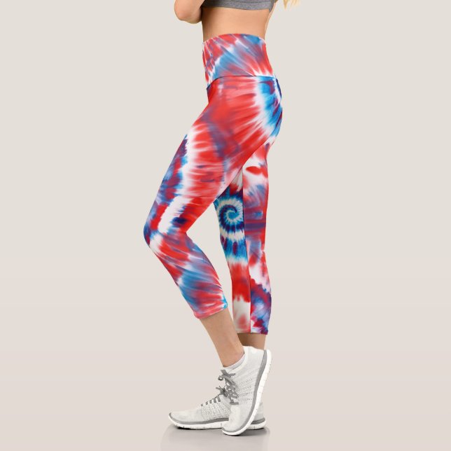 Leggings Capri Dye cravate (Gauche)