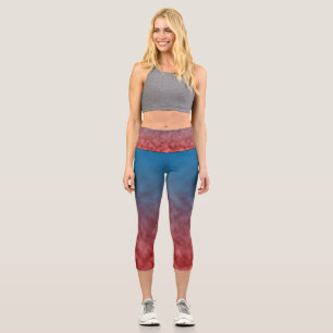 Leggings Capri Échos dans Bluefire