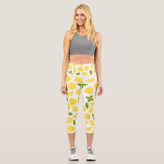 LEGGINGS CAPRI EFFET CITRON