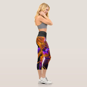 Leggings Capri Elegant Geo Yoga Capri Legging !