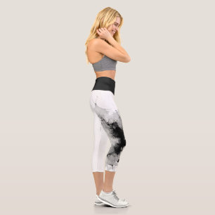 Leggings Capri Elégant Geo Yoga Capri Leggings! 🪐 ✨